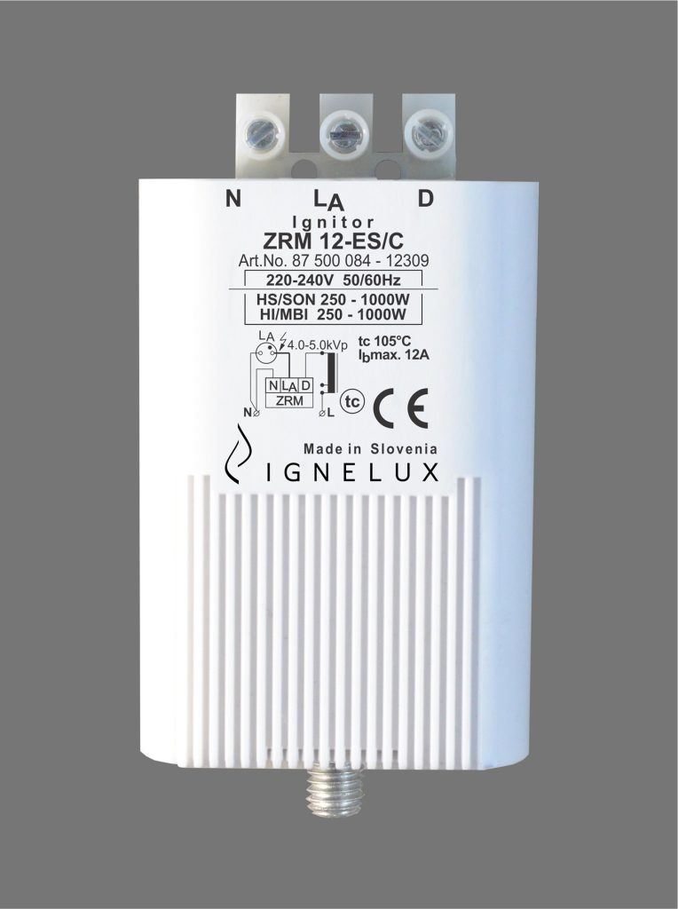 IGNELUX ZRM 12-ES/C Digital Ignitor, 220-240V, Art.No. 87 500 084 - 12309, Made in Slovenia EU.