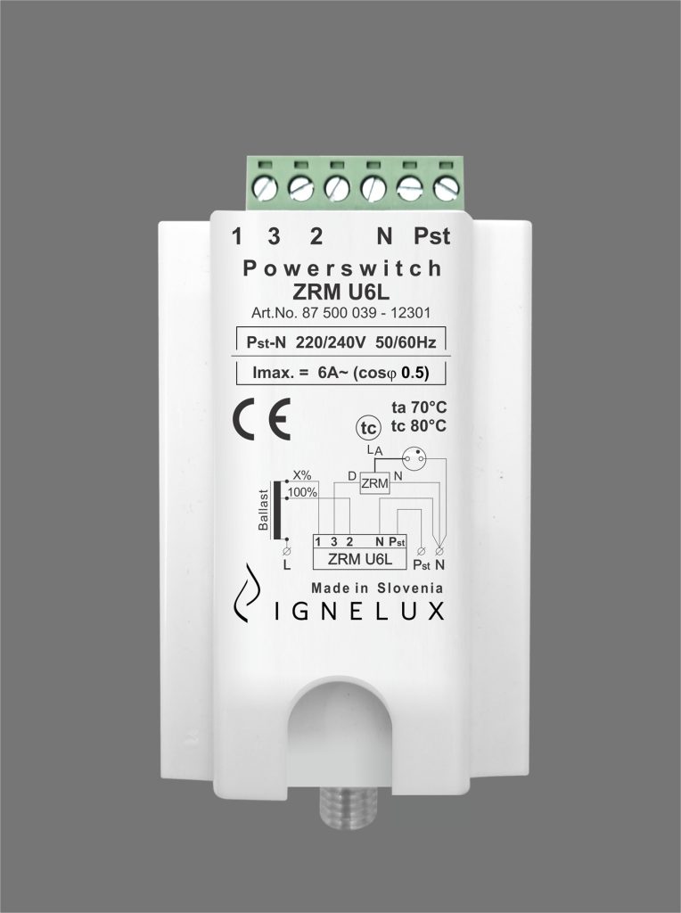 High-performance ZRM U6L Powerswitch for lighting control.